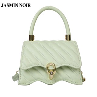 Jasmin NOIR กระเป๋าถือ กระเป๋าสะพายไหล่ ลายทาง ขนาดเล็ก สําหรับสตรี