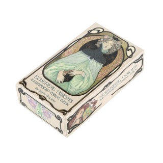 เกมไพ่ทาโรต์ Ethereal Visions Illuminated Tarot Deck Simple To Master Unique Inspired Life Give Cards A Nice Slip 1 Box