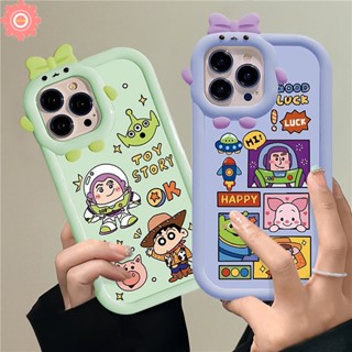 เคสโทรศัพท์มือถือ ลายการ์ตูน Toy Story 3D ประดับโบว์ สําหรับ Redmi Note 11 9 8 10s 11s Pro+ 10 Pro Redmi A1 9 10 10A 10C 9T A1+ 9C 9A POCO M3 X3 Pro NFC Mi 11 Lite เคสนิ่ม