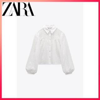 Zara ใหม่ เสื้อเชิ้ต เครื่องประดับ สําหรับผู้หญิง