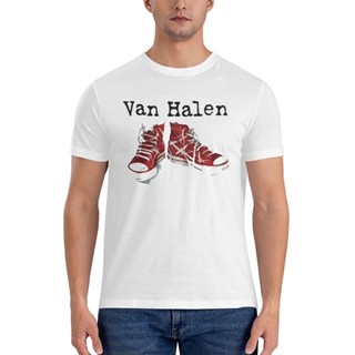 เสื้อยืด พิมพ์ลาย Van Halen Tour 2014 Re Diy สไตล์วินเทจ แฟชั่นสําหรับผู้ชาย