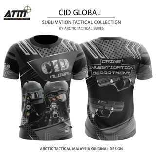 เสื้อกีฬาแขนสั้น ลายทีม Baju Taktikal Sublimation Jersey ขนาดใหญ่ สําหรับผู้ชาย 2023