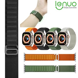 Lenuo สายนาฬิกาข้อมือไนล่อน สําหรับ Apple Watch 45 มม. 42 มม. 38 มม. 41 มม. 44 มม. 40 มม. 49 มม. iWatch Series 7 6 5 4 3 2 1