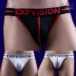 【FUNWD】Briefs Underpants Jockstrap Male Mens Lingerie Regular String Underpants