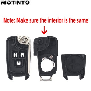 Riotinto เคสรีโมตกุญแจรถยนต์ แบบพับได้ สําหรับ Chevrolet Cruze 2010 2011 2012 2013 (พร้อมโลโก้)