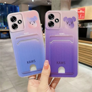 ใหม่ เคสโทรศัพท์มือถือ ซิลิโคนนิ่ม TPU ลายการ์ตูนหมีน่ารัก พร้อมกระเป๋าใส่บัตร แฟชั่น สําหรับ Tecno Spark 10 Pro 10 4G 10 5G 10C 2023 Spark10Pro TECNO10