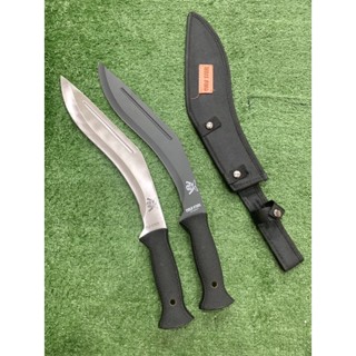 มีด มีดกุรข่ามีดเดินป่า  มีดใบตาย COLD STEEL Conqueror Kukri ขนาด 17.5 นิ้ว (44 ซม.) สีดำ และ สีเงิน