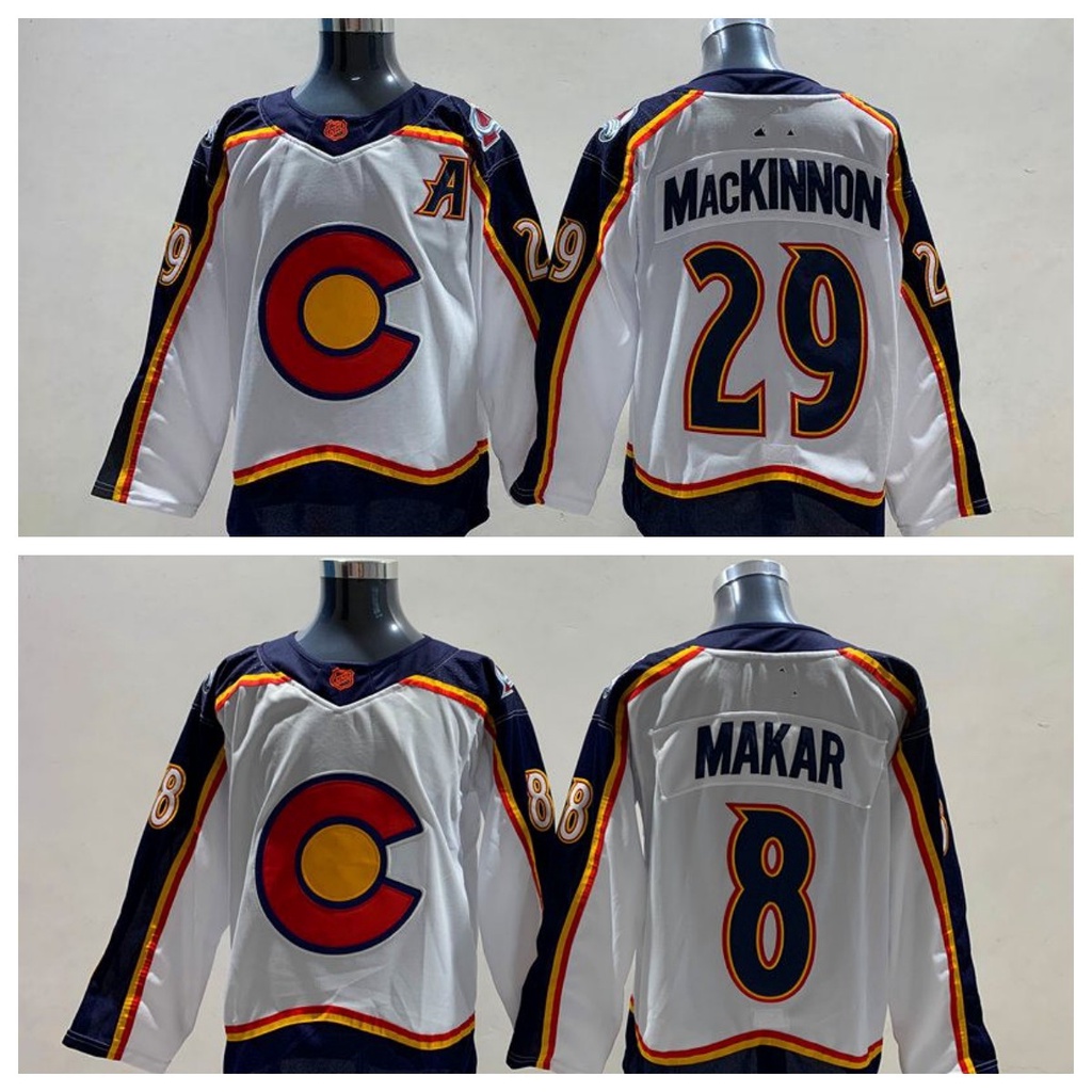 NHL Hockey Jersey Nichushkin Avalanche Makar Hockey Jersey Colorado Avalanche Hockey Jersey