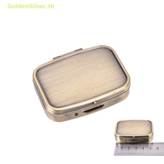 Goldensilver กล่องเก็บยา แบบโลหะ 1 ชิ้น