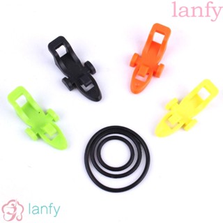 Lanfy ตะขอเหยื่อตกปลา พร้อมห่วงยาง