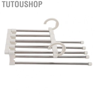 Tutoushop Stainless Steel Pants Hanger Foldable Clothes Hanger For Pants Trousers Ties Hot