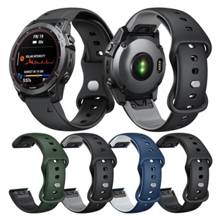 สายนาฬิกาข้อมือซิลิโคน กันน้ํา ขนาด 22 มม. คุณภาพสูง สําหรับ Garmin Approach S70 S62 S60 Marq Gen2