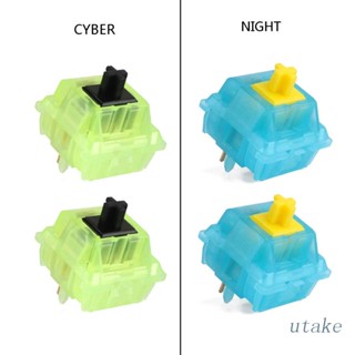 Utakee Cyber Starry Night สวิตช์เชิงเส้น SP-STAR 5Pin 62g สําหรับคีย์บอร์ดเมคคานิคอล