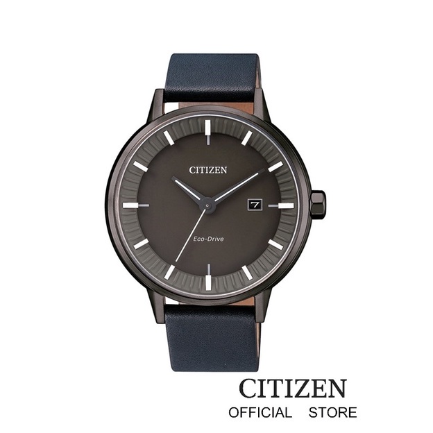 ◌New❤ CITIZEN Eco-Drive BM7377-12X Leather Men's Watch ( นาฬิกาผู้ชายพลังงานแสง )