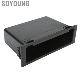 Soyoung Cars Stereo  Storage Box Black Easy Installation Dash  Pocket for