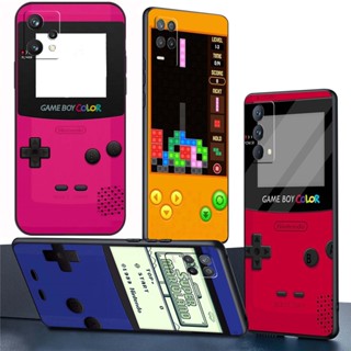 เคสโทรศัพท์มือถือซิลิโคน TPU แบบนิ่ม ลาย BS68 Gameboy Tetris Game Player art สําหรับ Realme 10T 11 Pro 11 Pro+ C55 C33 2023 GT Neo5 SE GT3 Narzo N55 N53