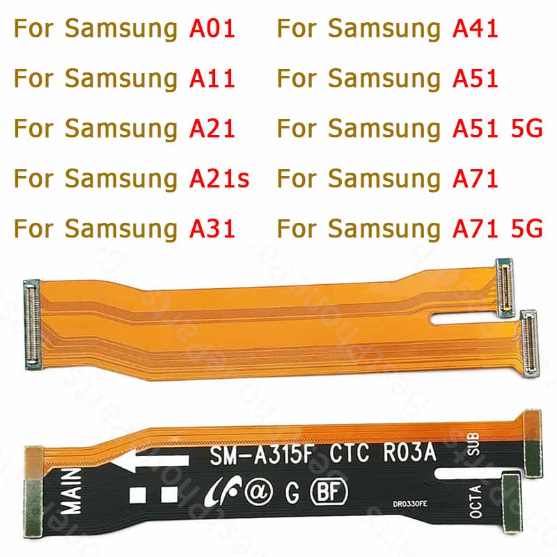 เมนบอร์ดสายเคเบิ้ลอ่อน สําหรับ Samsung Galaxy A01 Core A11 A21 A21s A31 A41 A51 A71 5G