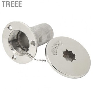 Treee Marine Filler  High Strength 316 Stainless Steel Fuel Filler Wear Resistant Lasting Performance Impact Resistant  for Boat Deck