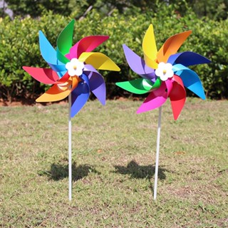 Kids Outdoor eight color plastic DIY toy windmill (0.61)