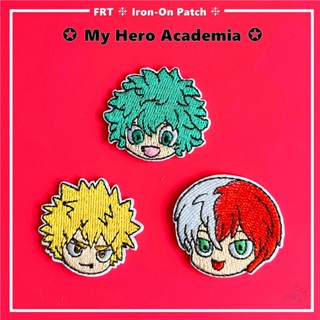 ☸ แผ่นรีดติดเสื้อ ลายการ์ตูน My Hero Academia ☸ แผ่นแพทช์รีดติดเสื้อ DIY 1 ชิ้น