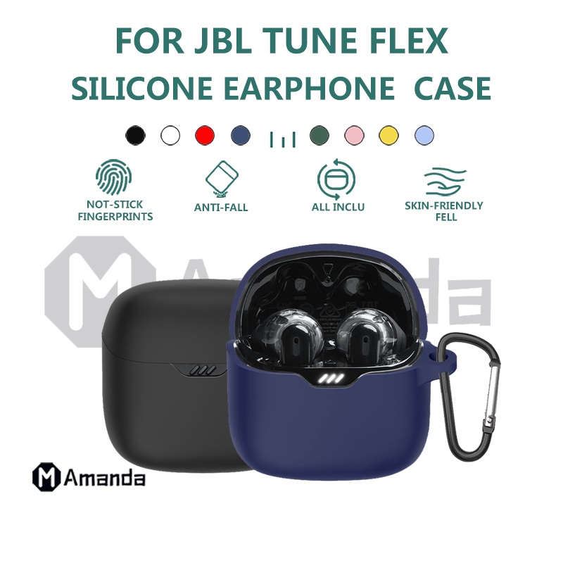 JC00 JBL TUNE FLEX case  / JBL CLUB PRO+TWS case   Dustproof Silicone Protective Case For TUNE FLEX 