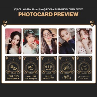 โปสการ์ดโลโม่ I-DLE I FEEL GIDLE QUEENCARD Kpop จํานวน 5 ชิ้น ต่อชุด