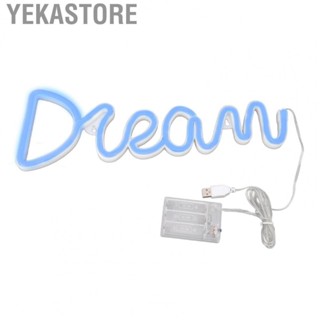 Yekastore Neon Light Dream  USB Operated Neon Wall Light For Bedroom Living