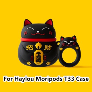 【คุณภาพสูง】เคสหูฟัง แบบนิ่ม ลายการ์ตูน สําหรับ Haylou Moripods T33 Haylou T33