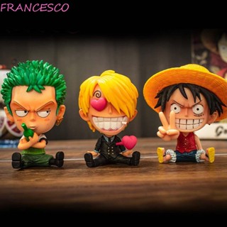 Francesco โมเดลฟิกเกอร์ Monkey D Luffy ของขวัญคริสต์มาส ขนาดเล็ก ของเล่นสําหรับเด็ก