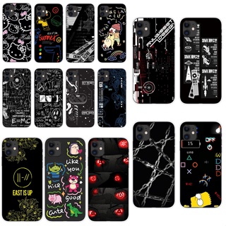 H1 Apple Iphone 11 เคส TPU นิ่ม ซิลิโคน ป้องกัน เคสโทรศัพท์ เคสโทรศัพท์ สีดํา