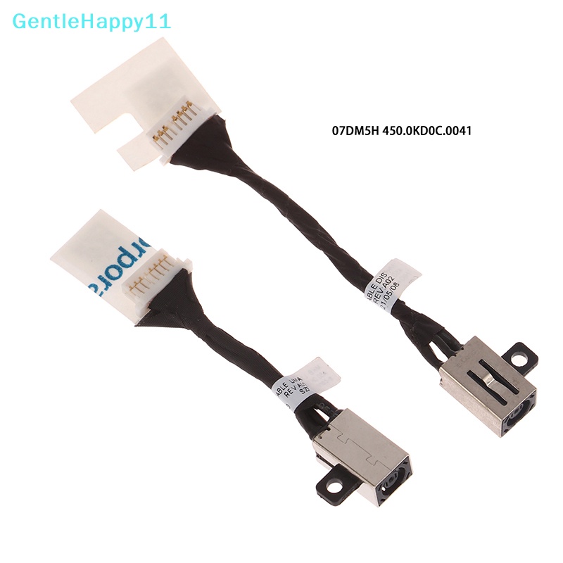 Gentlehappy สําหรับ Dell Latitude 3410 3510 E3510 E3410 แล็ปท็อปชาร์จ Flex cable 07DM5H 0N8R4T DC Power Jack สาย.