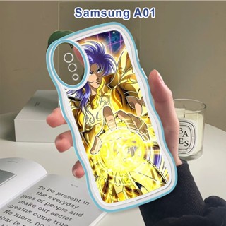 สําหรับ Samsung Galaxy A01 A11 M11 A21S A31 A51 A71 เคสโทรศัพท์มือถือแบบนิ่ม กันกระแทก กันรอยกล้อง ลาย Saint Seiya แฟชั่น