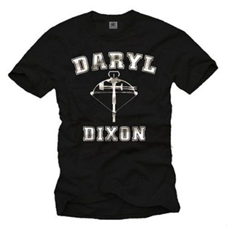 ขายดี เสื้อยืด พิมพ์ลายซอมบี้ Walking Daryl Dixon สําหรับผู้ชาย 553609