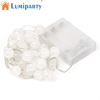 Lumiparty สายไฟ Led คริสตัล กันน้ํา สําหรับตกแต่งในร่ม กลางแจ้ง