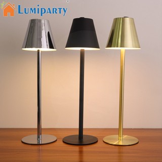 Lumiparty โคมไฟตั้งโต๊ะ Led แบตเตอรี่ในตัว 5200mah ชาร์จ Usb สําหรับตกแต่งร้านอาหาร โรงแรม