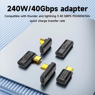 Bett ขั้วต่ออะแดปเตอร์ Extender ความเร็วสูง USB C ชายหญิง 240w การชาร์จความเร็วสูงและส่งข้อมูล 40Gbps