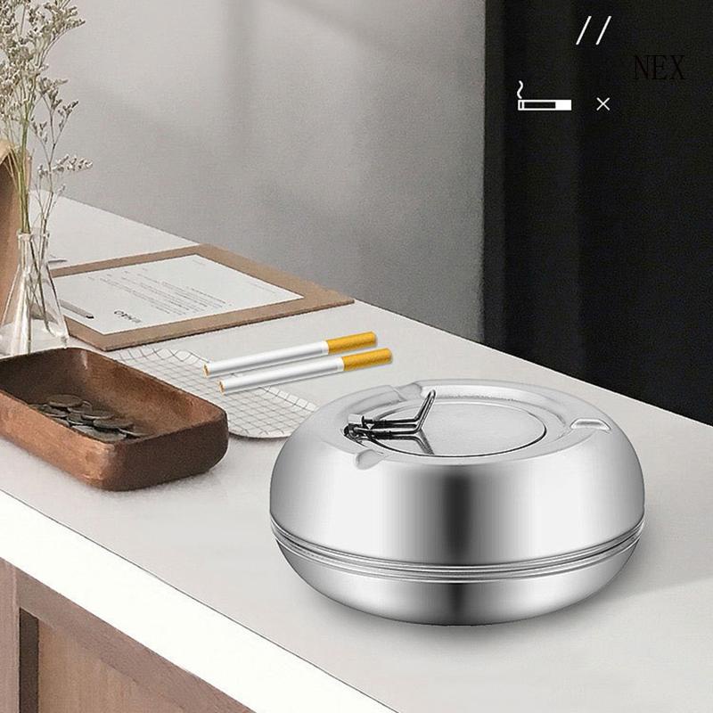 Stainless Steel with Lid Detachable Outdoor Tray Holder