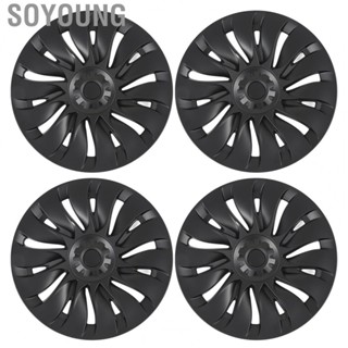 Soyoung Wheel Hub Cap  19in Sporty Wheel Fully Wrap Rim Resilient  for Model Y