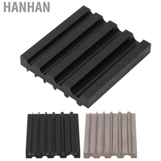 Hanhan Leather Sharpener Guide  Steel Material Edge Skiving Grinding Tool DIY  for 6mm Wide Shovel