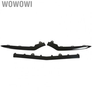 Wowowi Front Bumper Molding Trim Precise Fit UV Protection  Car Front Body Kit for Cars