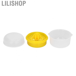 Lilishop Lemon Squeezer 2 In 1 Juicer Press Yolk Separator PP Hand Tool For Fruit