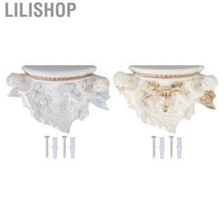 Lilishop Resin Angel Wall Shelf European Exquisite Beautiful Decoration Rack For Bedroo