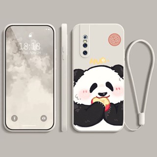 เคส vivo V15 PRO เคส กรณีโทรศัพท์นิ่มรูปแบบหมีแพนด้าโชคดี