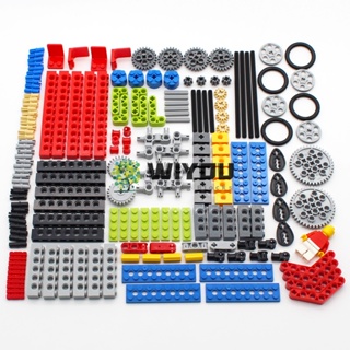 ชิ้นส่วนทางเทคนิค 182 ชิ้น Pin Liftarm Bricks Studless Beam Axle Plug Connector Panel Gear Building Blocks เข้ากันได้กับเลโก้ เข้ากันได้กับ lego