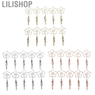 Lilishop Name Card Clips  Widely Used Metal Note Holder  for Note for Memo for Picture