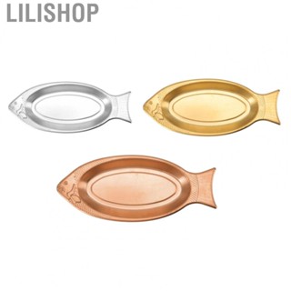 Lilishop Serving Platter  Stainless Steel Fish Platter Dishes  for Birthdays