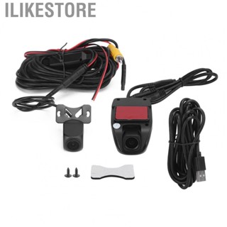 Ilikestore Front View Cam  Universal USB Interface Driving DVR Plug and Play 140° Lens Angle Sensitive Motion Detection  Free  for Auto