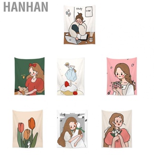 Hanhan Wall Hanging Tapestry Cute Pattern Decor  Poster for Living Room Bedroom Dorm