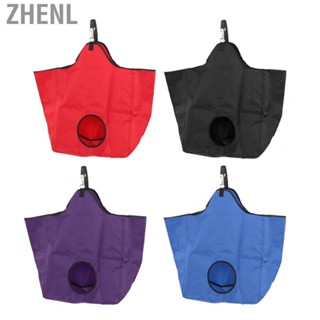 Zhenl Slow Feeder Bag Oxford Cloth Horse Bag with Metal Rings for Stable