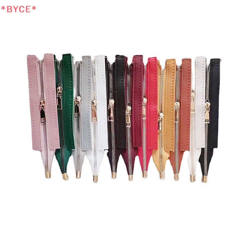 Byce> ซิป หนัง PU อุปกรณ์เสริม สําหรับเย็บกระเป๋า เสื้อผ้า